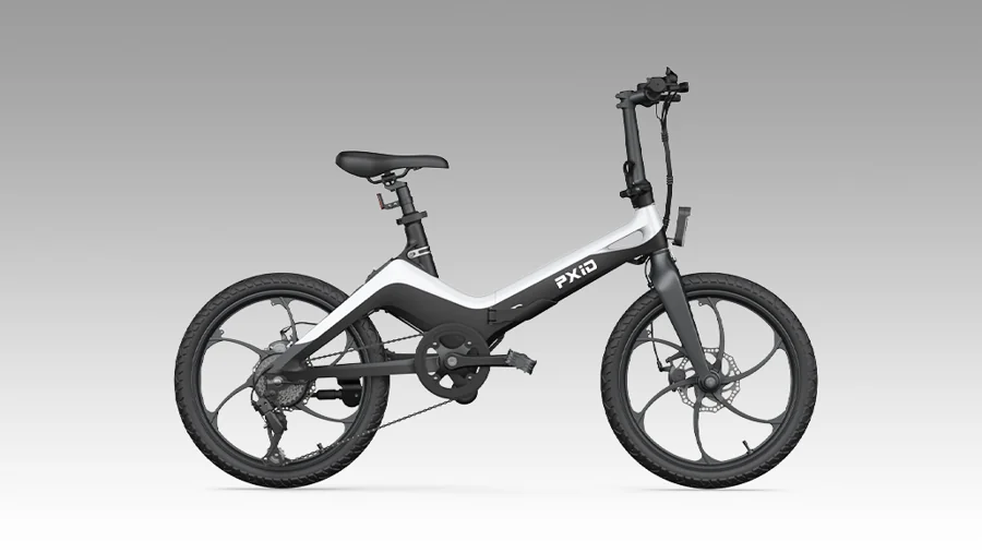 ONEBOT S9 compact electric bike, shown in full side view